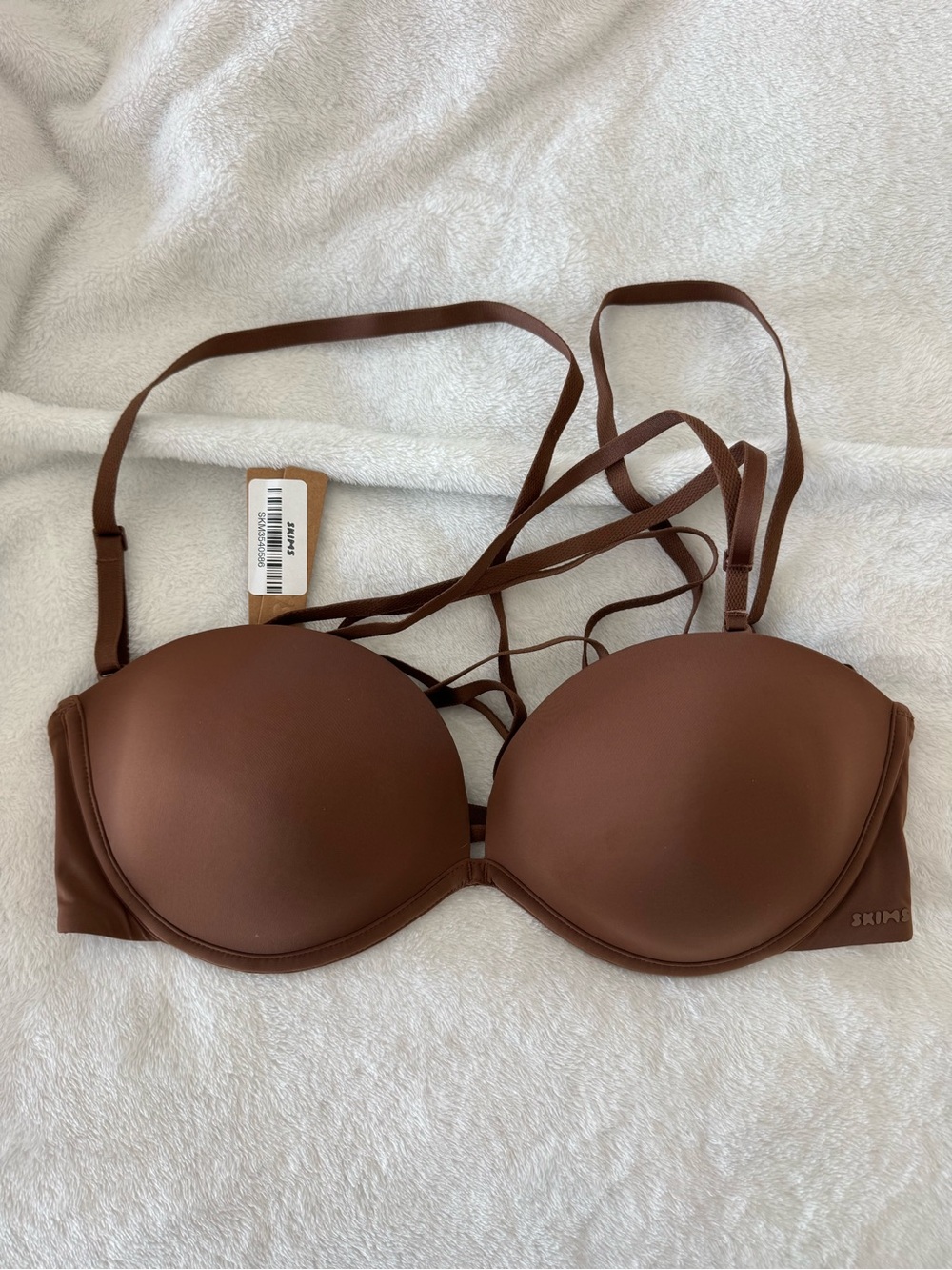 NWT 34DD SKIMS Multi-way Underwire Bra in Cocoa